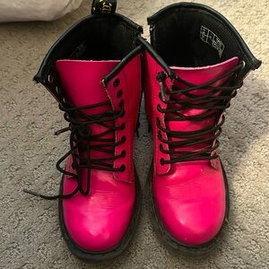 Dr. Martens bright pink